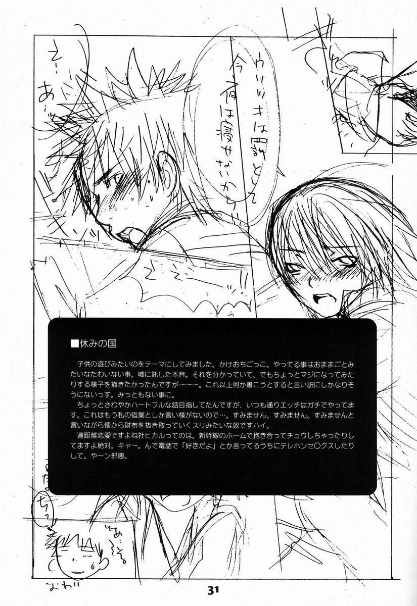 (C65) [Chika Sekai (Palco Nagashima)] Terquoiz (Hikaru no Go) - Page 30