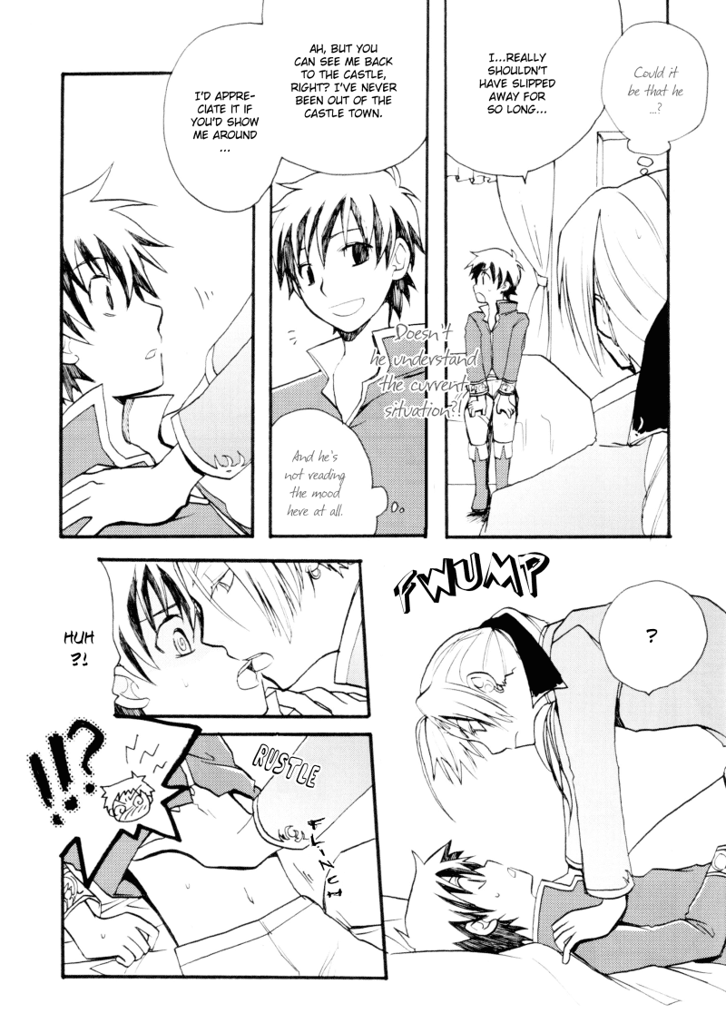 (C69) [FMD, Osova (karin, chizuwa)] Ryoushu Kukule to Eight Ouji | Lord Angelo and Prince Hero (Dragon Quest VIII) [English] [Boxer & Rice] - Page 9