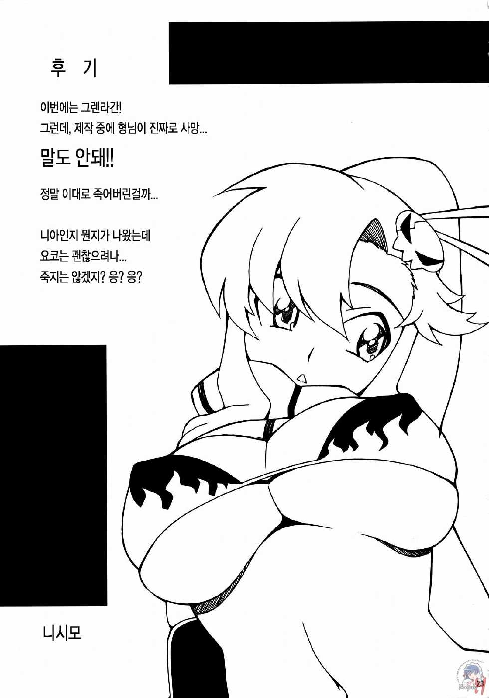 [MANGANA. (Doluta, Nishimo)] PURUDORI (Tengen Toppa Gurren Lagann) [Korean] [LACRIMA + Project H] - Page 22
