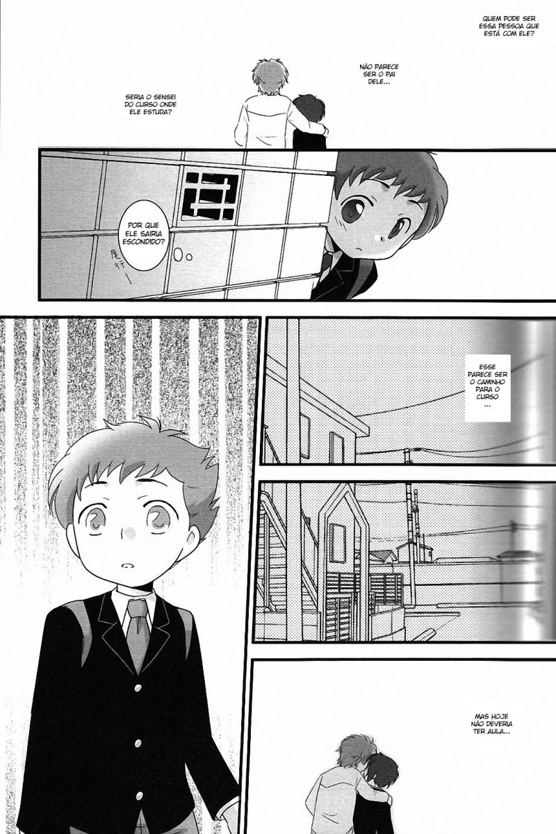 (Shota Scratch 7) [Ad-Hoc (Gonta Kahoru)] Kaerimichi Mawarimichi (Net Ghost PiPoPa) [Portuguese-BR] [XD-Yaoi] - Page 9