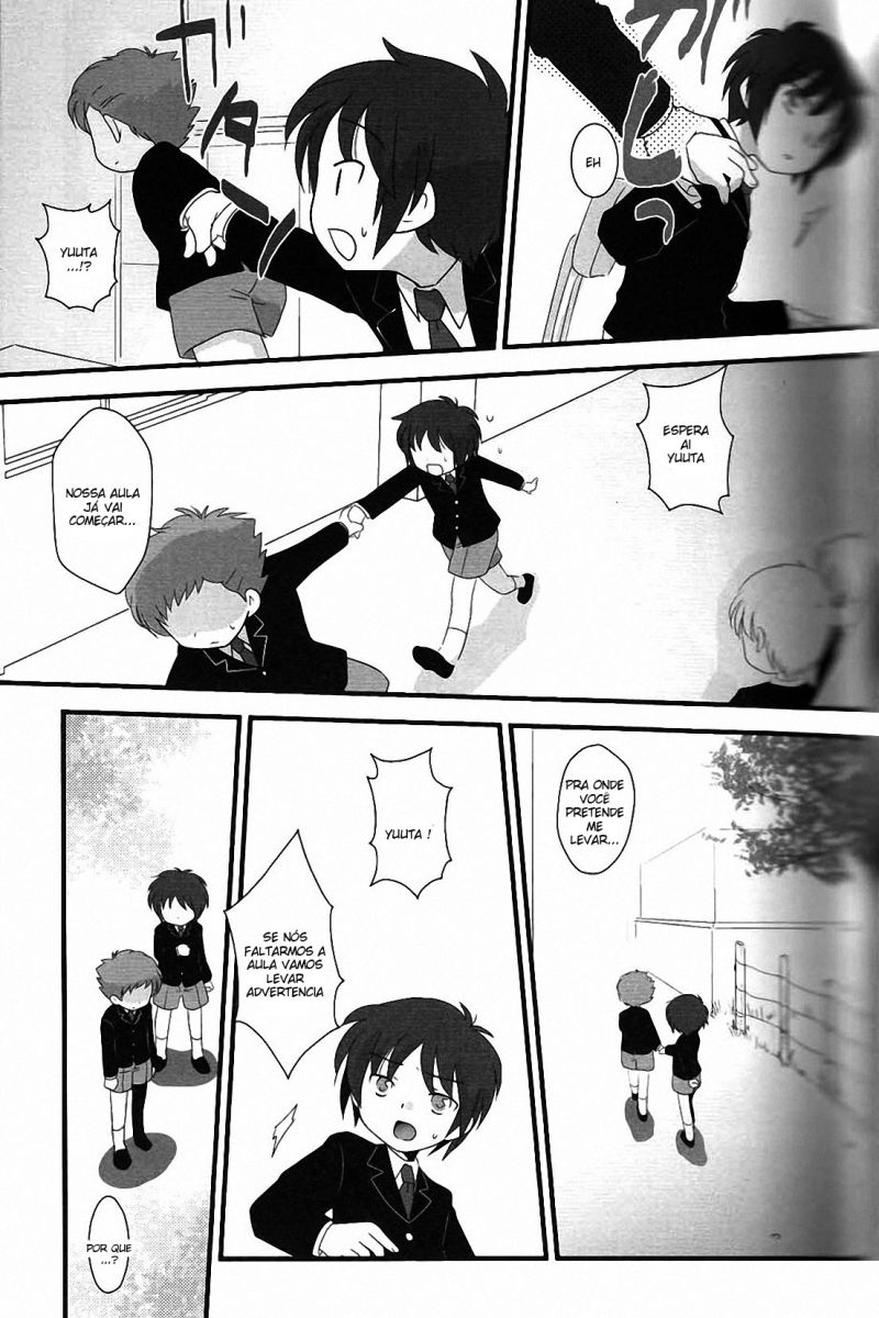 (Shota Scratch 7) [Ad-Hoc (Gonta Kahoru)] Kaerimichi Mawarimichi (Net Ghost PiPoPa) [Portuguese-BR] [XD-Yaoi] - Page 13