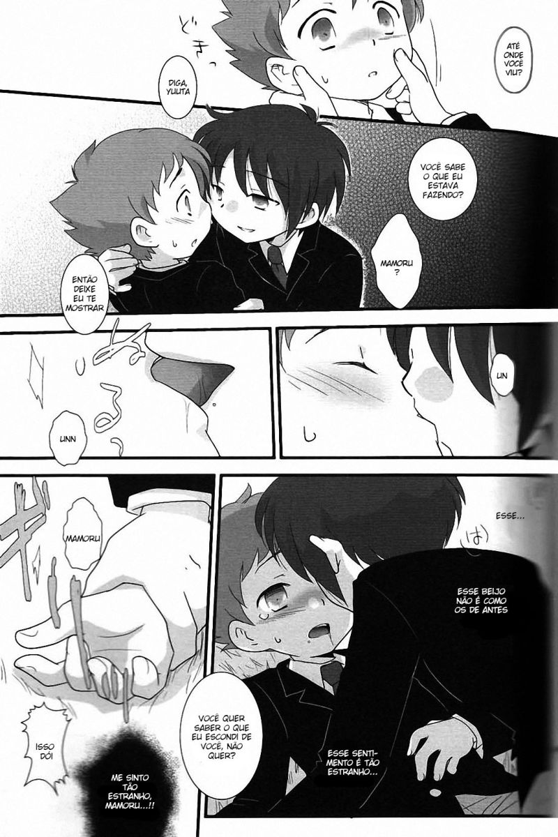 (Shota Scratch 7) [Ad-Hoc (Gonta Kahoru)] Kaerimichi Mawarimichi (Net Ghost PiPoPa) [Portuguese-BR] [XD-Yaoi] - Page 15