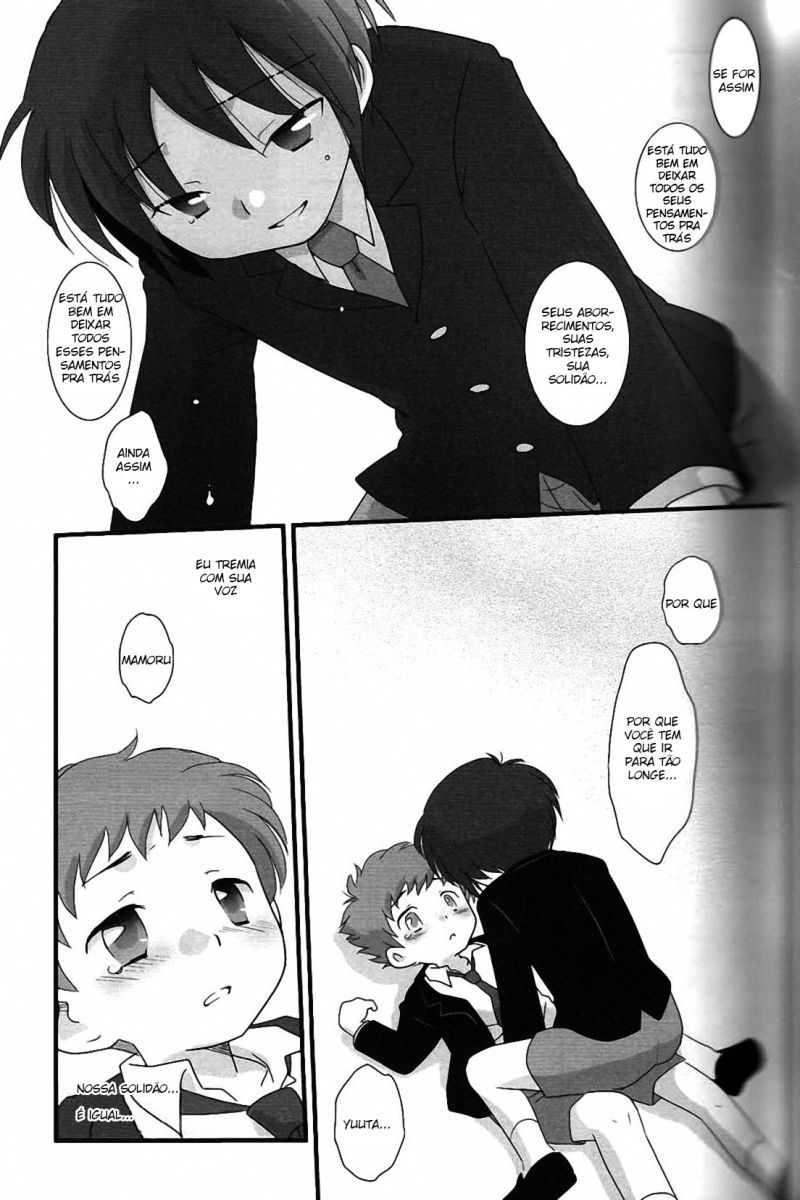 (Shota Scratch 7) [Ad-Hoc (Gonta Kahoru)] Kaerimichi Mawarimichi (Net Ghost PiPoPa) [Portuguese-BR] [XD-Yaoi] - Page 17