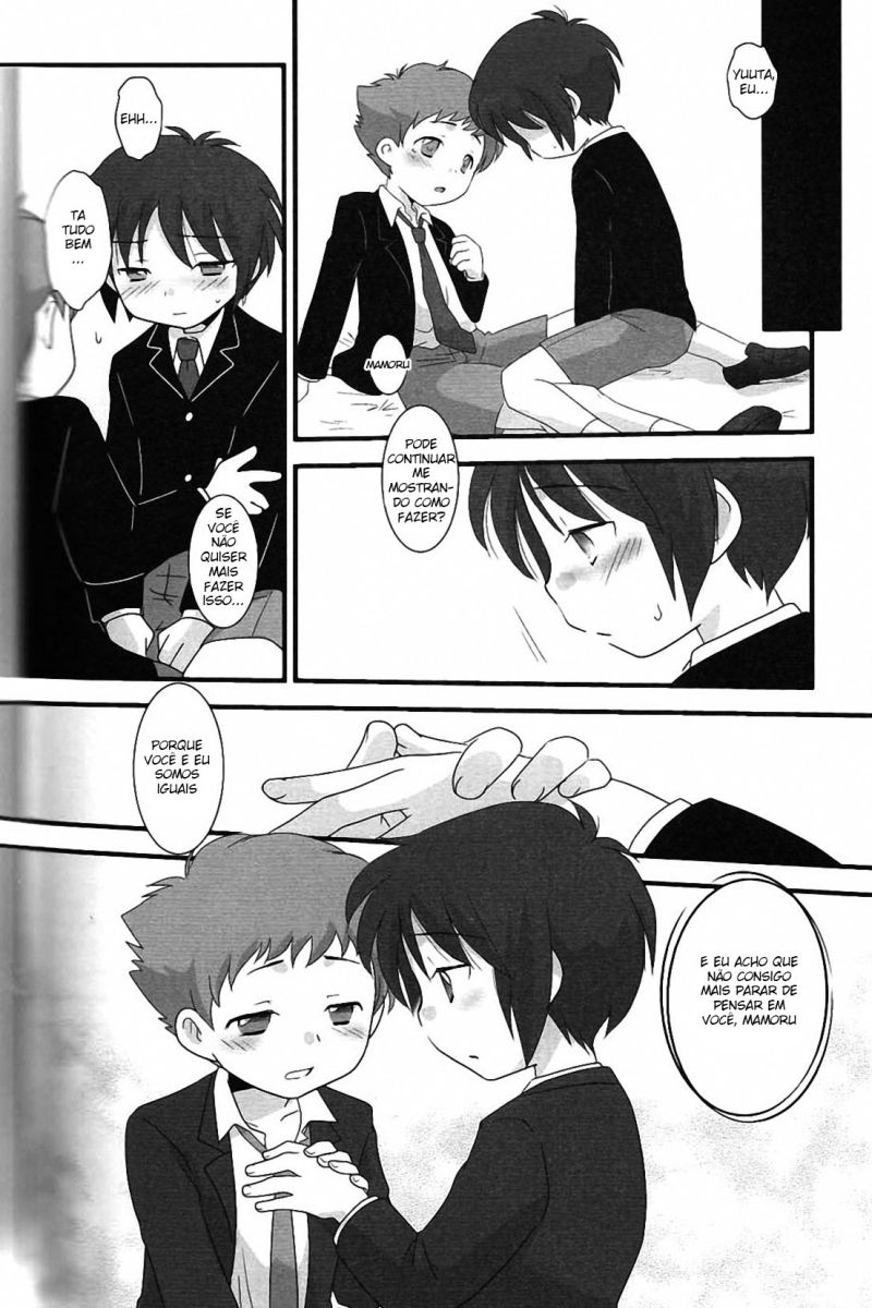 (Shota Scratch 7) [Ad-Hoc (Gonta Kahoru)] Kaerimichi Mawarimichi (Net Ghost PiPoPa) [Portuguese-BR] [XD-Yaoi] - Page 18