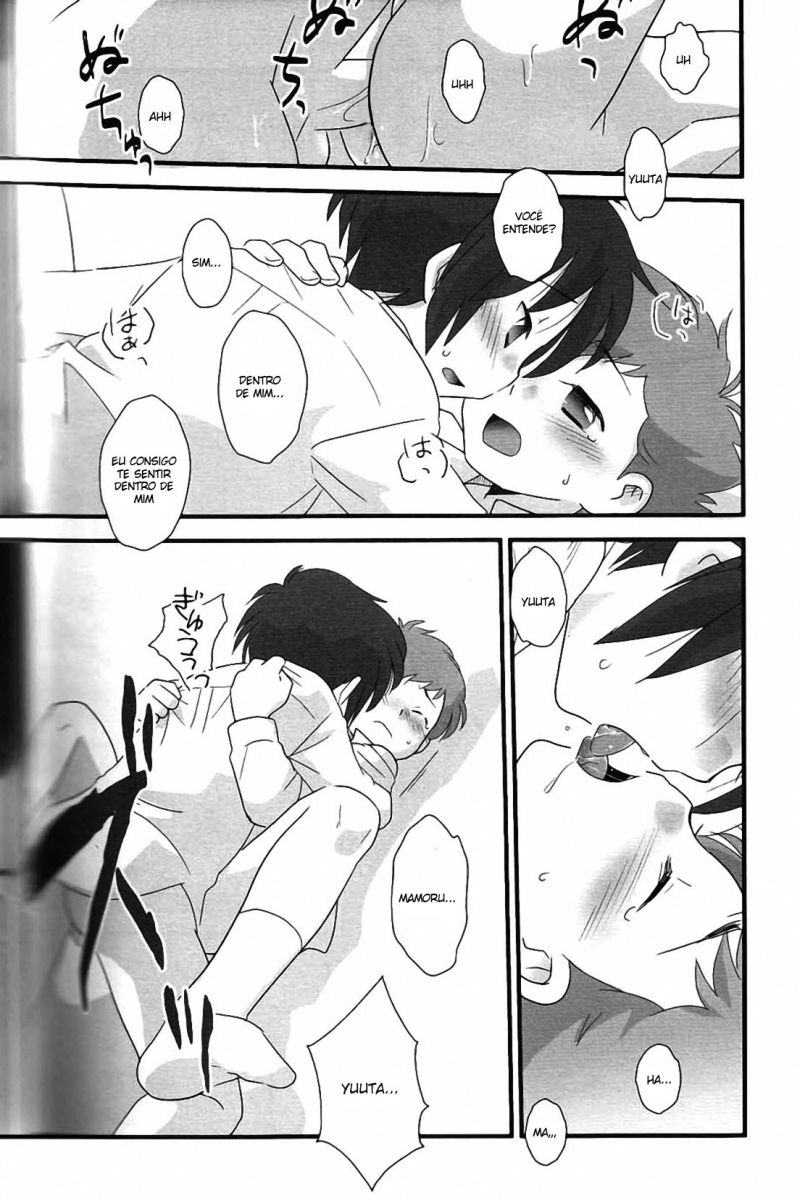 (Shota Scratch 7) [Ad-Hoc (Gonta Kahoru)] Kaerimichi Mawarimichi (Net Ghost PiPoPa) [Portuguese-BR] [XD-Yaoi] - Page 22