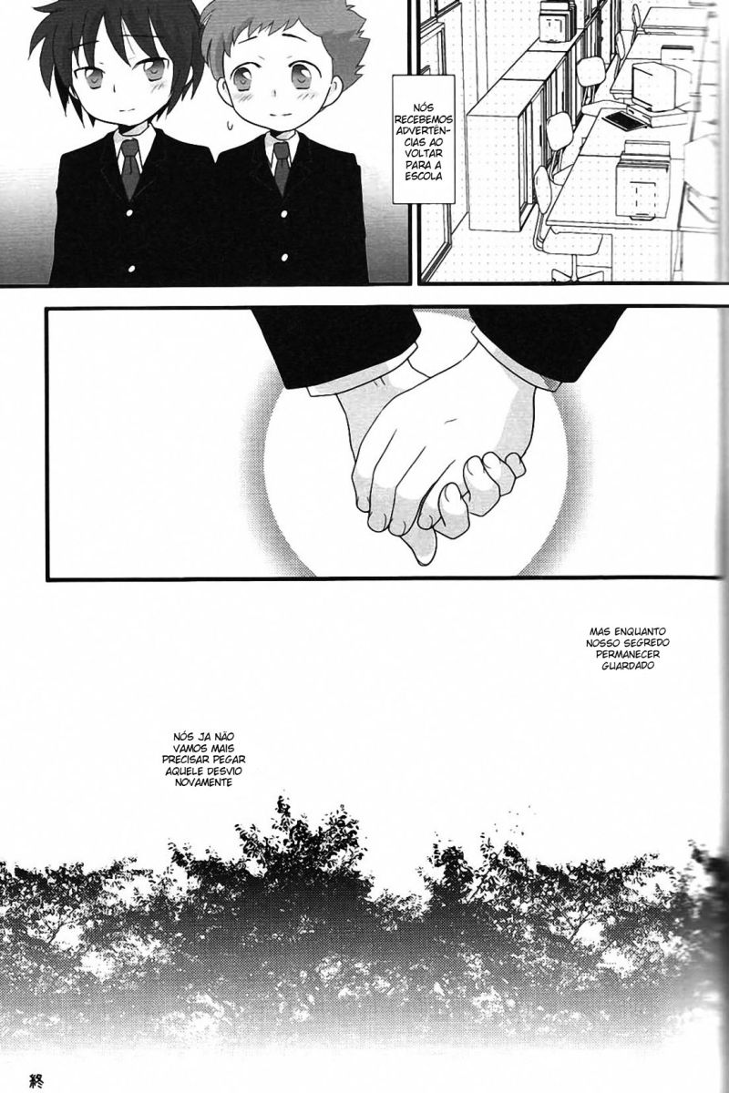 (Shota Scratch 7) [Ad-Hoc (Gonta Kahoru)] Kaerimichi Mawarimichi (Net Ghost PiPoPa) [Portuguese-BR] [XD-Yaoi] - Page 25