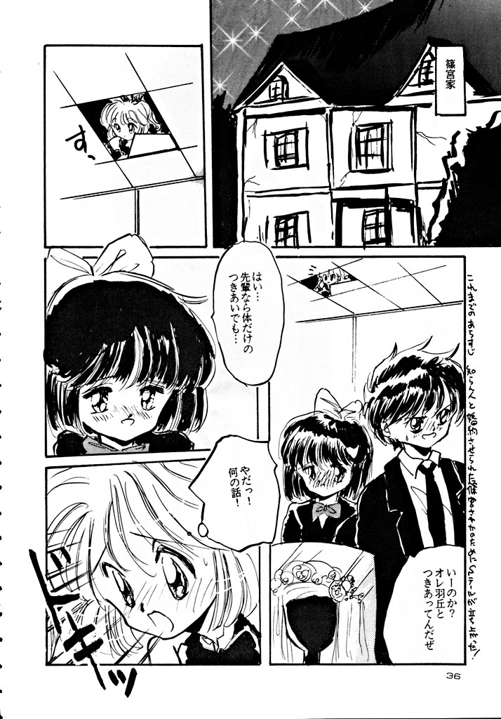 [MISTY MIDNIGHT (Shirasaka Biyu)] Seiya Saint Night (Kaitou Saint Tail) - Page 36