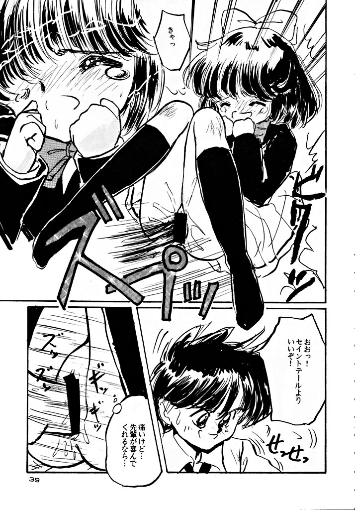 [MISTY MIDNIGHT (Shirasaka Biyu)] Seiya Saint Night (Kaitou Saint Tail) - Page 39