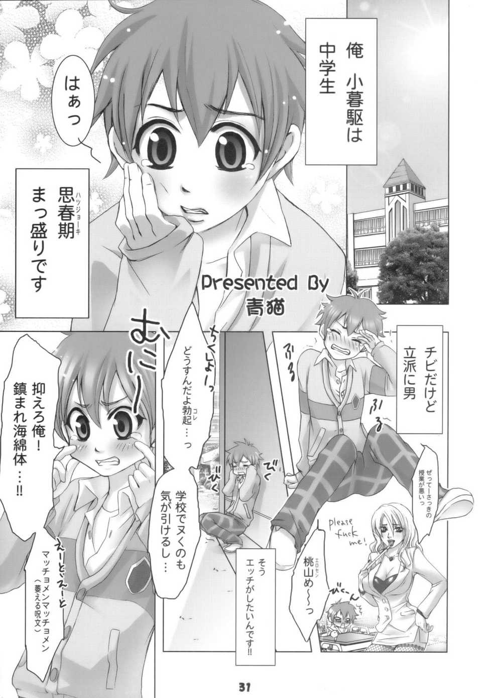 (C69) [Rikudoukan (Aoneko, INAZUMA, Rikudou Koushi)] Rikudou no Eureka (Eureka 7, Onegai My Melody, Futari wa Precure) - Page 30