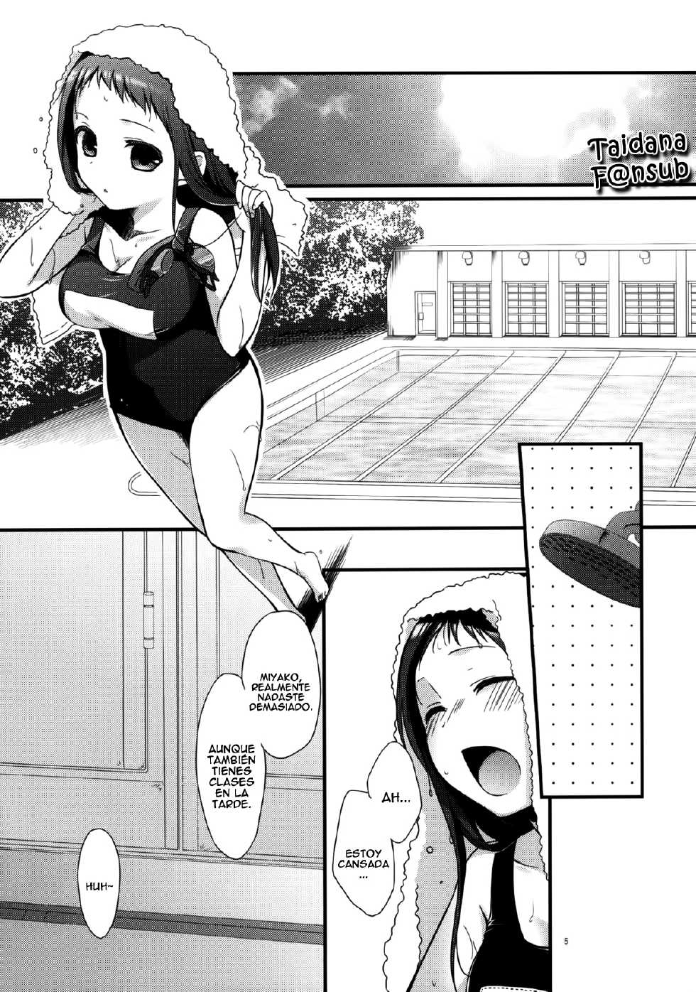 (C80) [Hitsuji-1ban-Shibori (Hitsuji Hako)] Sensei to, Ikenai Koto 3 [Spanish] [Taidana F@nsub] - Page 4