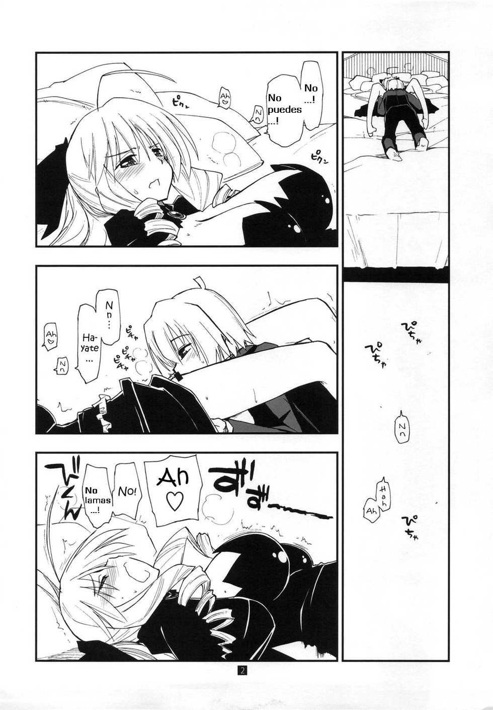 (C79) [Girigiri Nijiiro (Kamino Ryu-ya)] Shitsuji wa Tomodachi ga Sukunai Omakebon | A Butler Doesn't Have Many Friends - Bonus Book (Hayate no Gotoku!) [Spanish] - Page 2