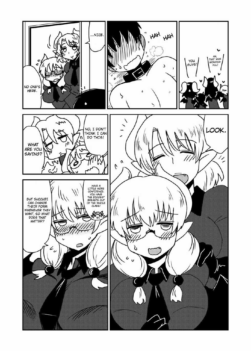 [Hroz] Succubus Gakuen, Class no Pet. | Succubi School, Class Pet [English] [4dawgz + Thetsuuyaku] - Page 12