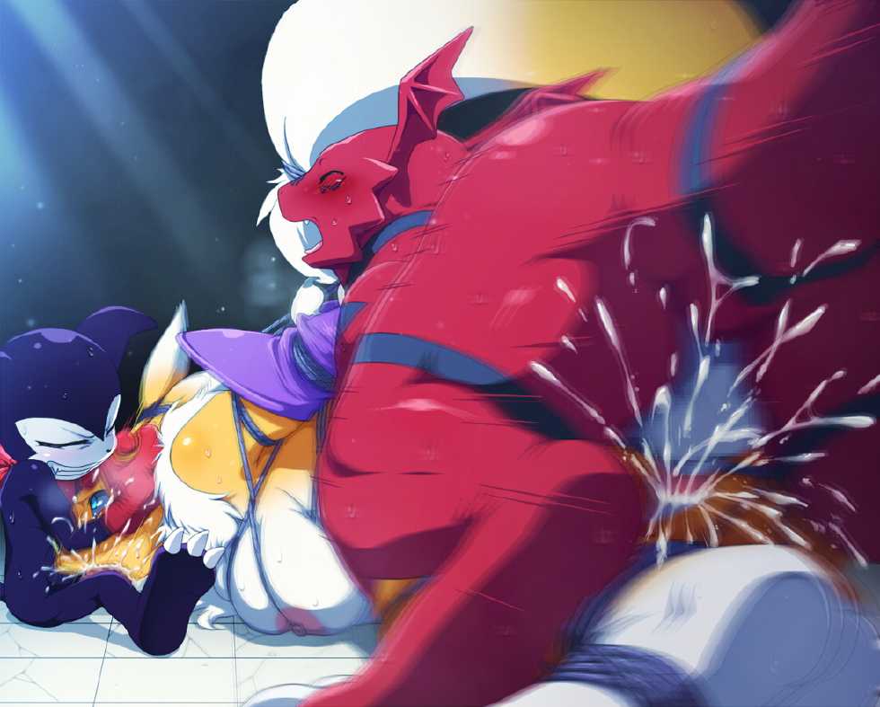 [68] Renamon o Impmon to Guilmon ga Ryoujoku Shichau Ohanashi (Digimon) - Page 28