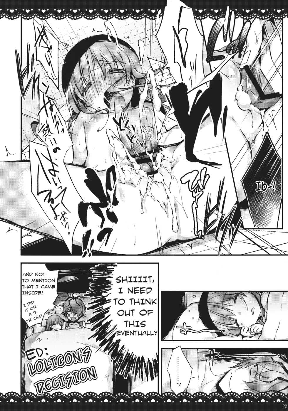 (ROSE OF MUSEUM2) [Negapoji-Bu (Booch)] Ib to Garry o Issho ni Ofuro ni Ireru to Dou Naru no? | What happens when you're in a bath together, Garry and Ib? (Ib) [English] [Iam1vs100xp] - Page 19