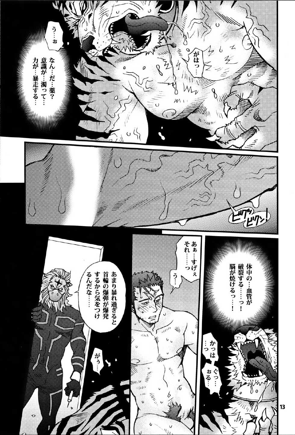 (C81) [Masamune Kokichi (Matsuzaki Tsukasa, Yamada Sansuke)] Onedari Wanwan Oshioki Nyannyan 2 - Page 11