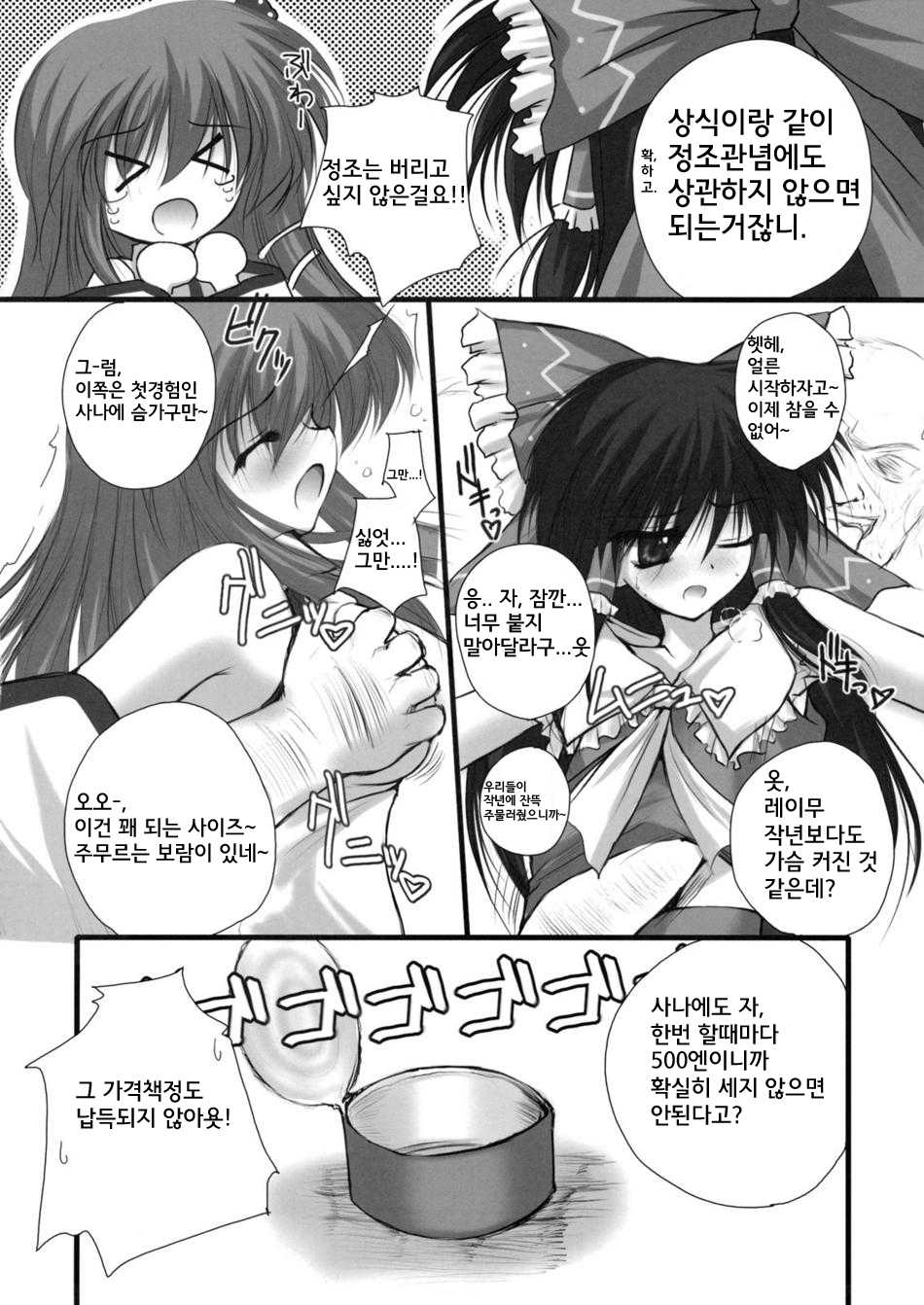 (SC44) [Danshaku Ryou (Danshaku)] Renkoin Kinshi. (Touhou Project) [Korean] - Page 7