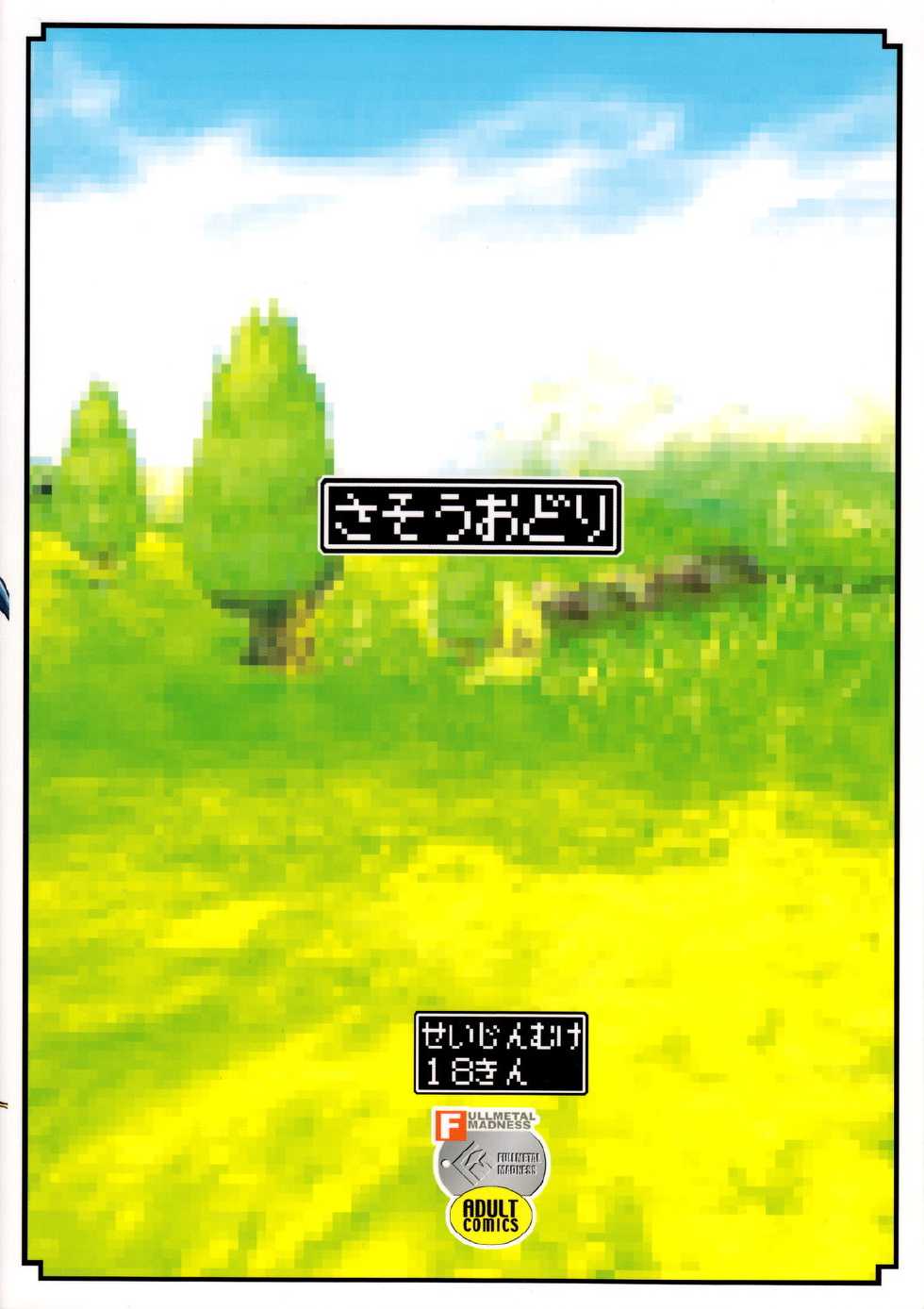 (C78) [FULLMETAL MADNESS (Asahi)] Sasou Odori (Dragon Quest III) - Page 22