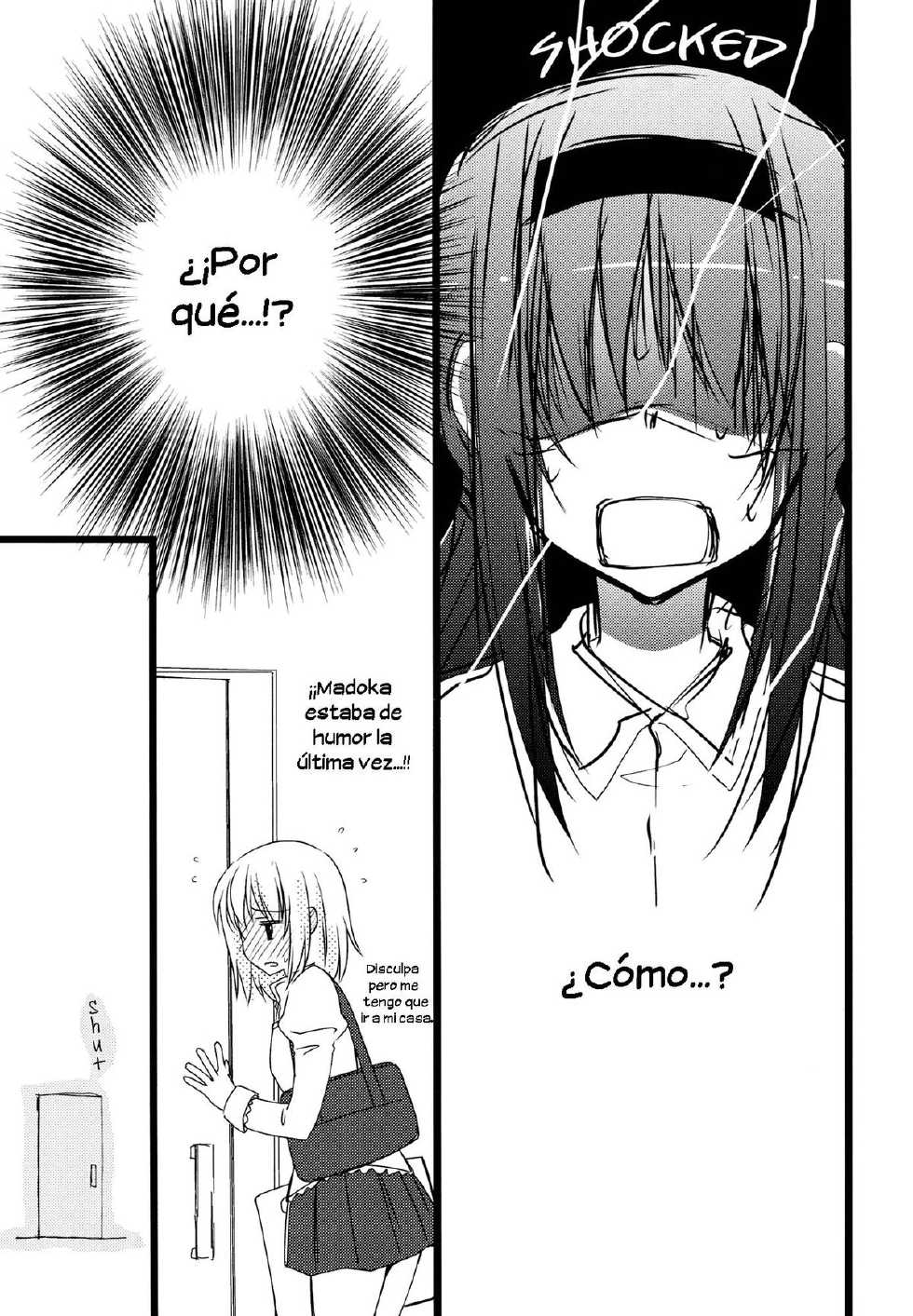 (C83) [Fukuya (Tama II)] Futarikiri no Yoru no Ohanashi (Puella Magi Madoka Magica) [Spanish] [La Biblioteca de Saizoh] - Page 15