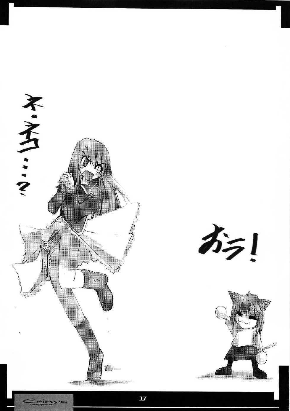 (CR36) [RYU-SEKI-DO (Nagare Hyo-go)] Erinys (Fate/stay night) - Page 17