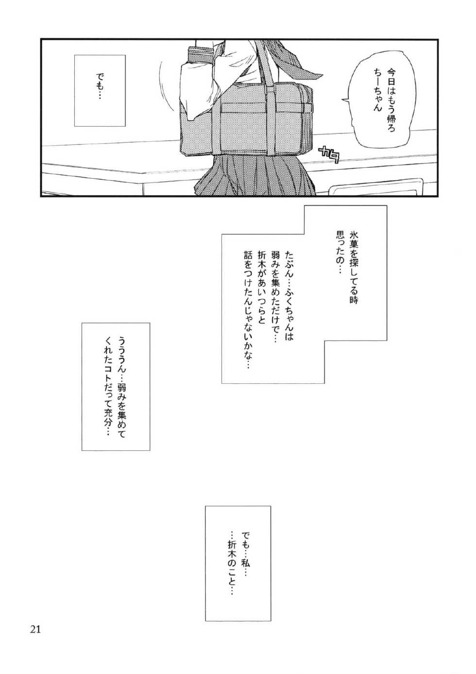 (C82) [Kanikieru (Tomoe Tenbu)] Nikkei (Hyouka) - Page 20