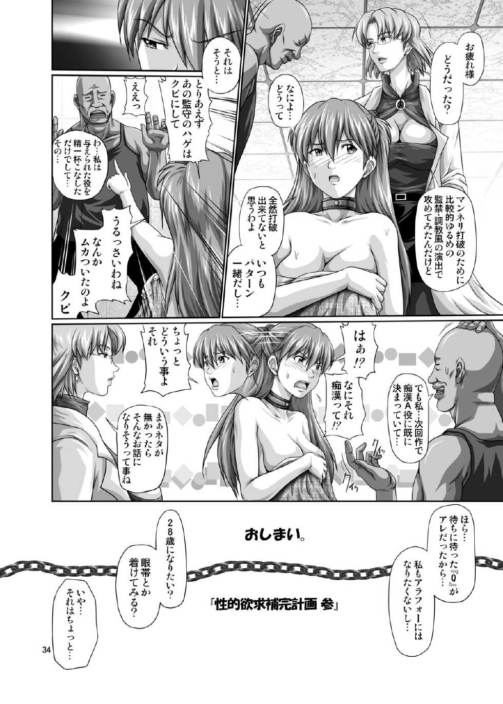 [Daiznosusume (Toyama Teiji)] Seiteki Yokkyuu Hokan Keikaku San (Neon Genesis Evangelion) [Digital] - Page 33