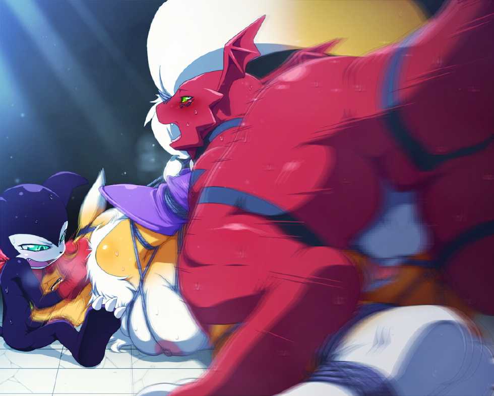 [68] Renamon o Impmon to Guilmon ga Ryoujoku Shichau Ohanashi | The Tale of Renamon, Ravaged by Impmon and Guilmon (Digimon) [English] [クロカギ] - Page 27