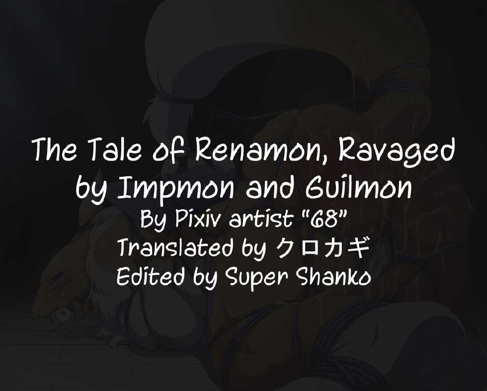 [68] Renamon o Impmon to Guilmon ga Ryoujoku Shichau Ohanashi | The Tale of Renamon, Ravaged by Impmon and Guilmon (Digimon) [English] [クロカギ] - Page 31
