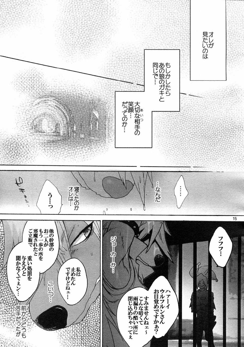 [Sugoi Kinniku] BAD END! Wolfrun no osukemo no daijina tokoro ga furufurun na hon - Page 14