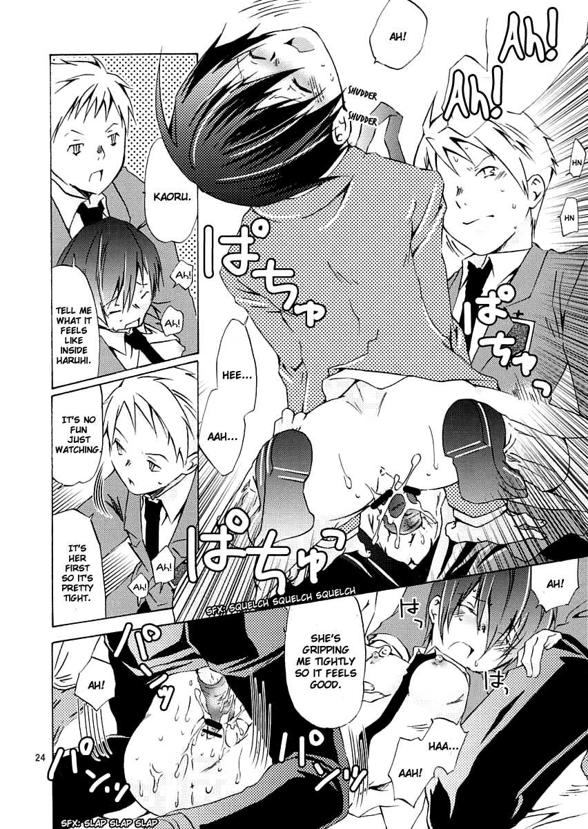 (SC32) [Ichinichi Sanjou (Jinguu Kozueo)] Host-bu no Ohime-sama wa Warui Mahou Tsukai ni Damasareru | The Host Club Princess is Tricked by an Evil Sorcerer. (Ouran High School Host Club) [English] [Boroi Heya] - Page 23