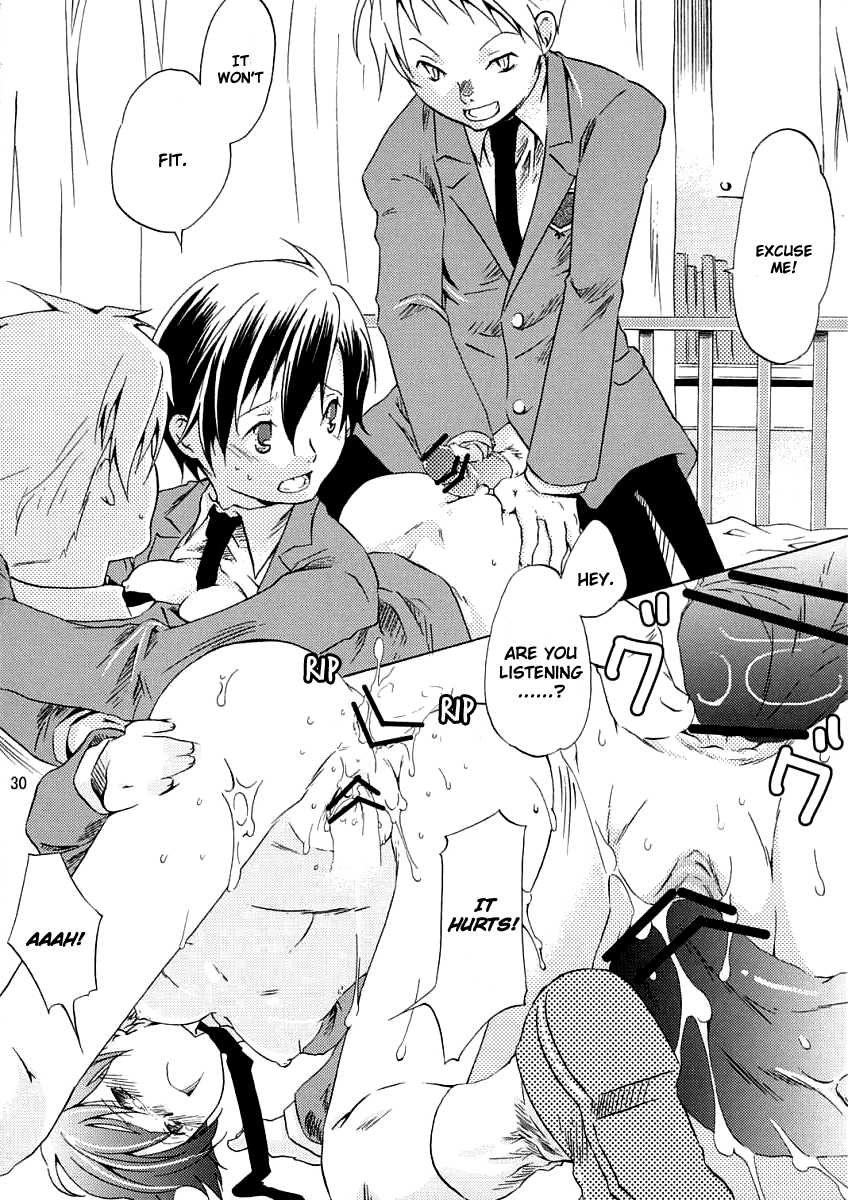 (SC32) [Ichinichi Sanjou (Jinguu Kozueo)] Host-bu no Ohime-sama wa Warui Mahou Tsukai ni Damasareru | The Host Club Princess is Tricked by an Evil Sorcerer. (Ouran High School Host Club) [English] [Boroi Heya] - Page 29