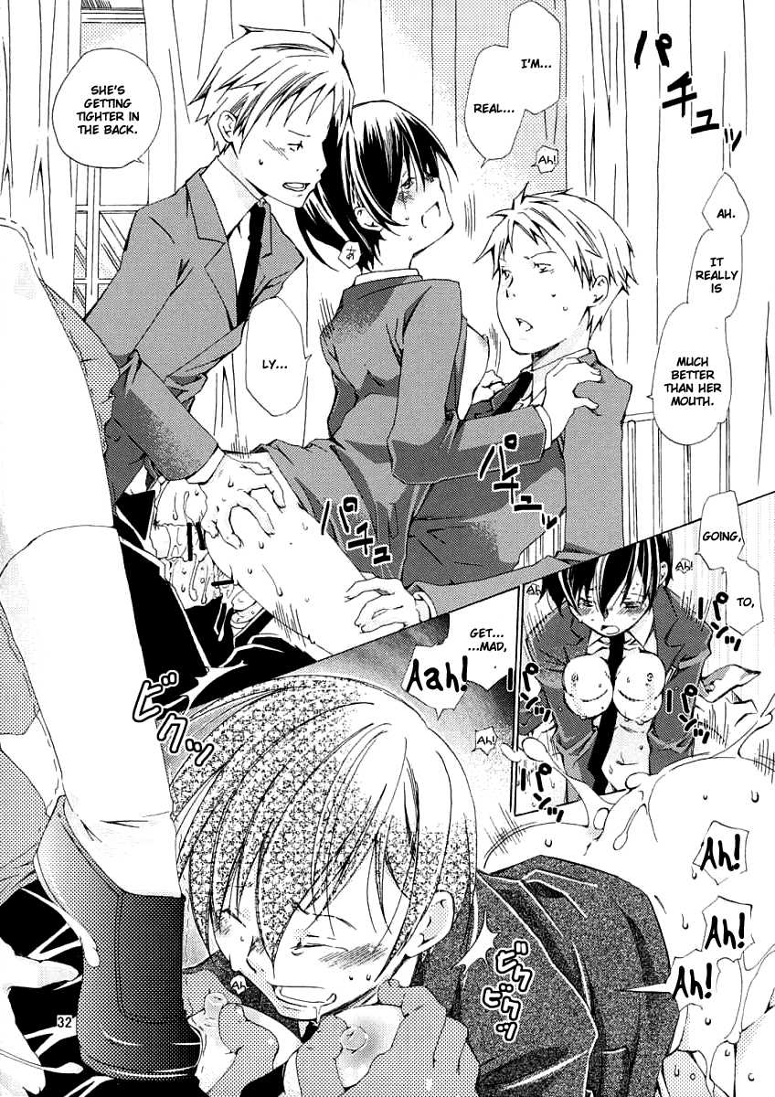 (SC32) [Ichinichi Sanjou (Jinguu Kozueo)] Host-bu no Ohime-sama wa Warui Mahou Tsukai ni Damasareru | The Host Club Princess is Tricked by an Evil Sorcerer. (Ouran High School Host Club) [English] [Boroi Heya] - Page 31