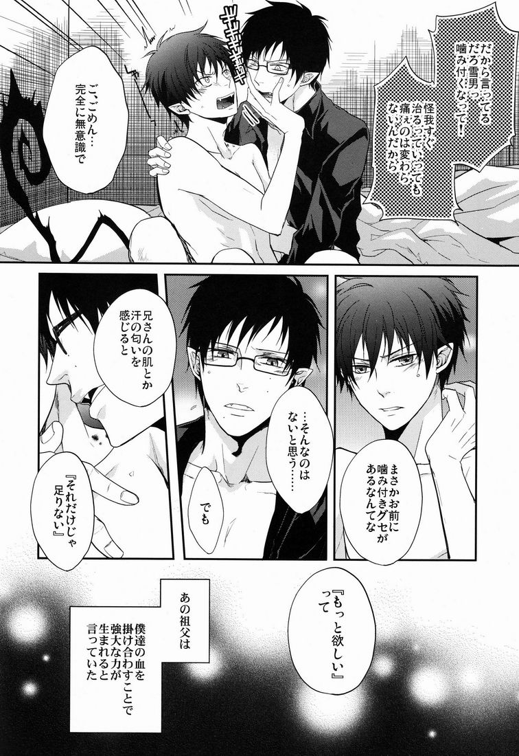 (SPARK6) [FIZZCODE (Satonishi)] Anata Shika Mitasenai. (Ao no Exorcist) - Page 5