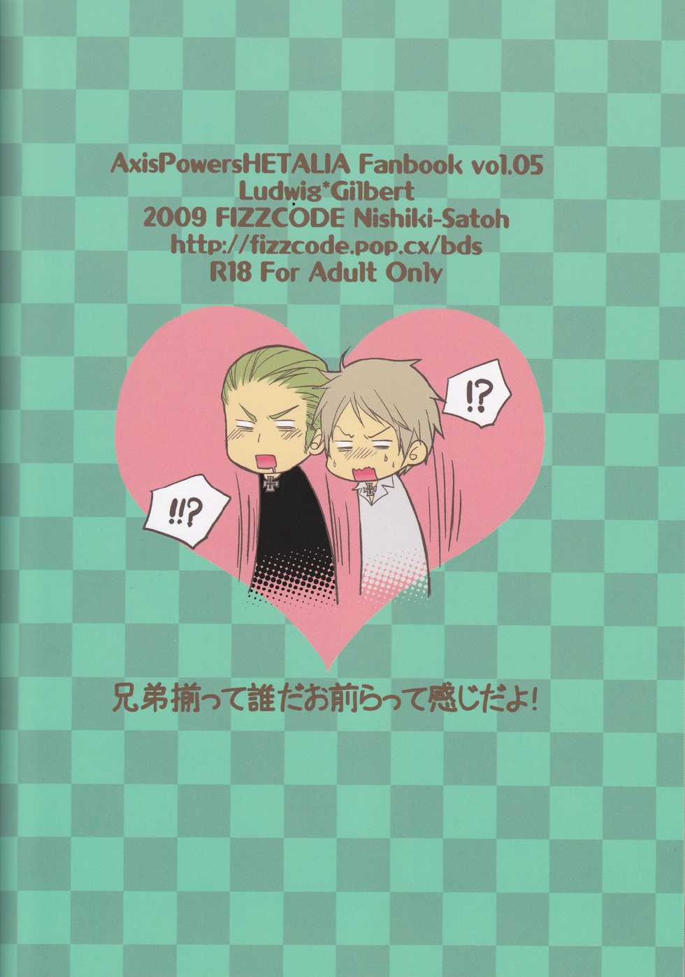 [FIZZCODE (Satoh Nishiki)] Kore wa Hidoi (Axis Powers Hetalia) - Page 24