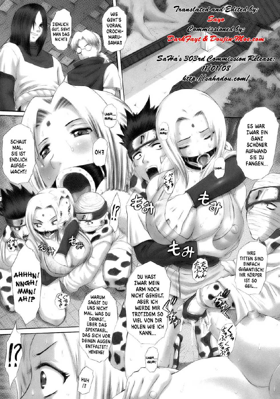 (SC33) [Studio ParM (Kotobuki Utage, Tange Suzuki)] PM 11 In Nin Dorei | Indecent Ninja Slave (Naruto) [German] [SchmidtSST] - Page 4