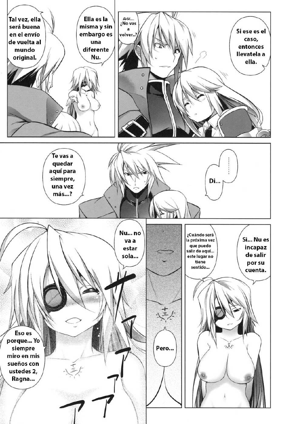 (C78) [Studio Tiamat (Tanabe)] Break Blue Con-Dom Shift (Blazblue) [Spanish] [Devil-Zombie] - Page 32