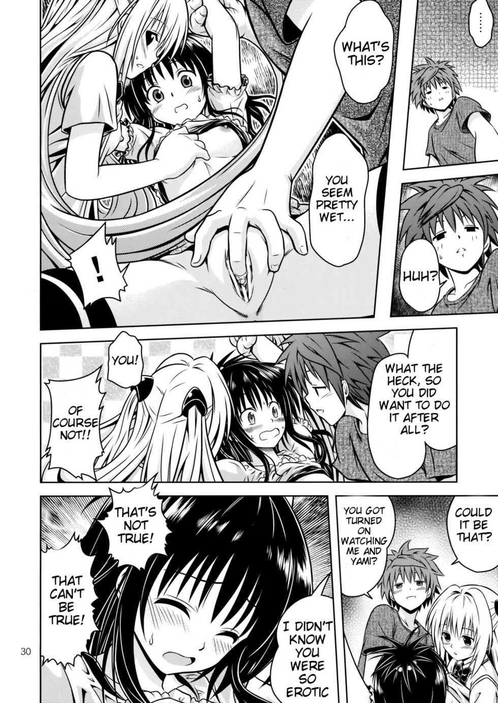 [Gangontou (Fukori)] Anoko-tachi ga Taihen na Koto ni Nattemasu 4 (To LOVE-Ru) [English] =Tigoris Translates= - Page 29