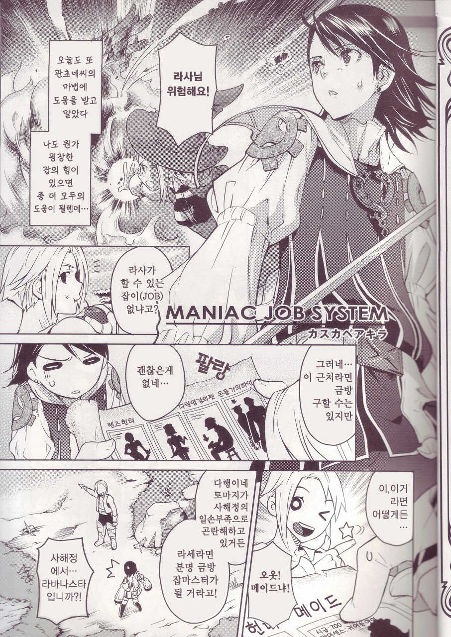(C72) [EGOISM (Kasukabe Akira, Torigoshi Yayoi)] MANIAC JOB SYSTEM (Final Fantasy XII) [Korean] [팀☆면갤] - Page 4