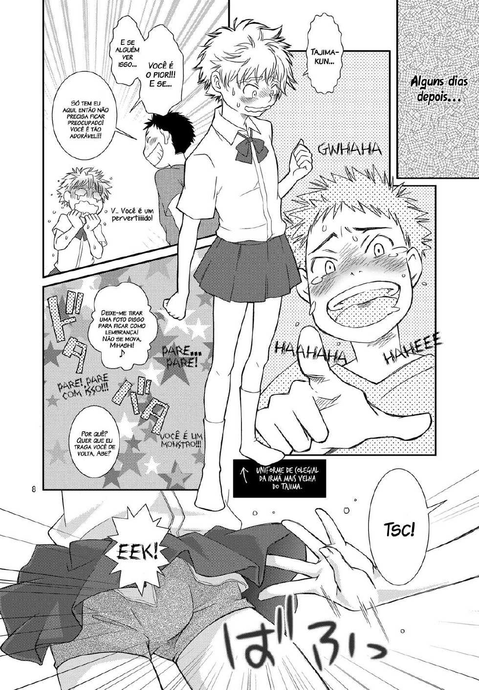 (Shota Scratch 4) [Blue Drop (Guri)] Tennen Shikou (Ookiku Furikabutte) [Portuguese-BR] [Decensored] - Page 7