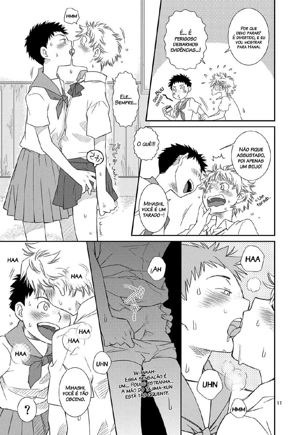 (Shota Scratch 4) [Blue Drop (Guri)] Tennen Shikou (Ookiku Furikabutte) [Portuguese-BR] [Decensored] - Page 10