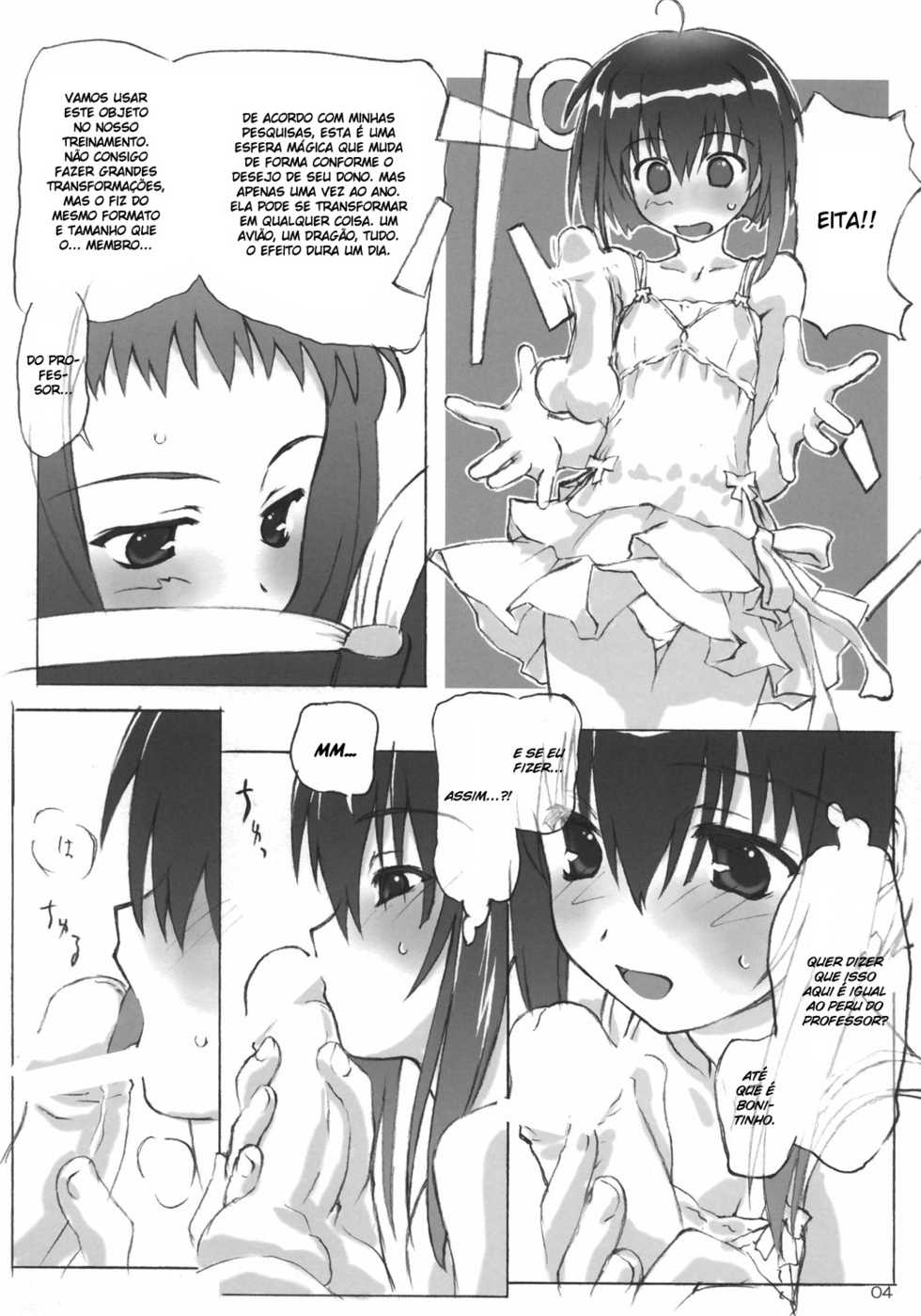 (C72) [BLUE WAVE (Tamahiyo)] Dear my little witches (Mahou Sensei Negima!) [Portuguese-BR] [BartSSJ] - Page 3