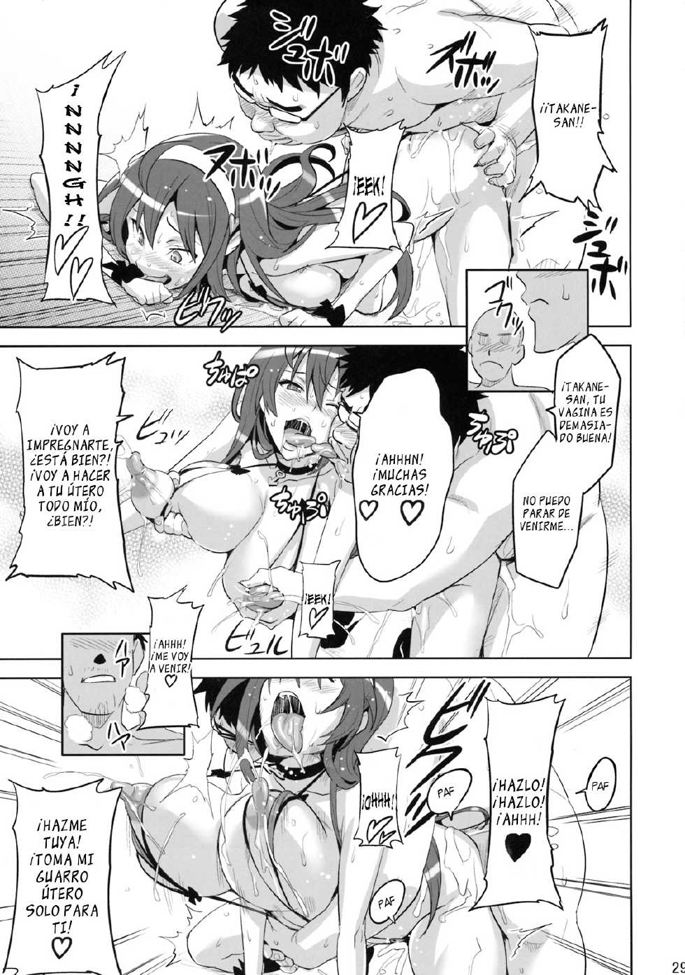 (C76) [Shinjugai (Takeda Hiromitsu)] Takane Tama (Sora wo Kakeru Shoujo) [Spanish] =P666HF= - Page 28