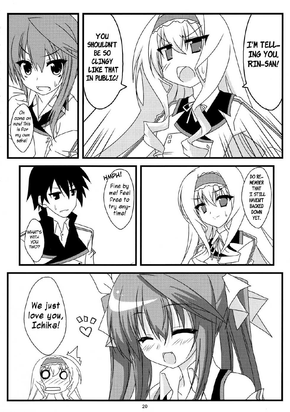 (C80) [WS. (Yuuki Shin)] Kokoro Biyori. | Heart Weather (IS <Infinite Stratos>) [English] [Rapid Switch] - Page 19