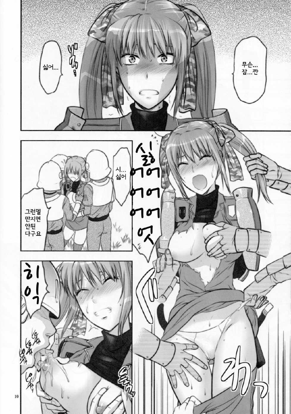 (C77) [Lv.X+ (Yuzuki N Dash)] Senjou no Tsundere Buntaichou | 전장의 츤데레 분대장 (Valkyria Chronicles) [Korean] [Team HA-NU] - Page 11