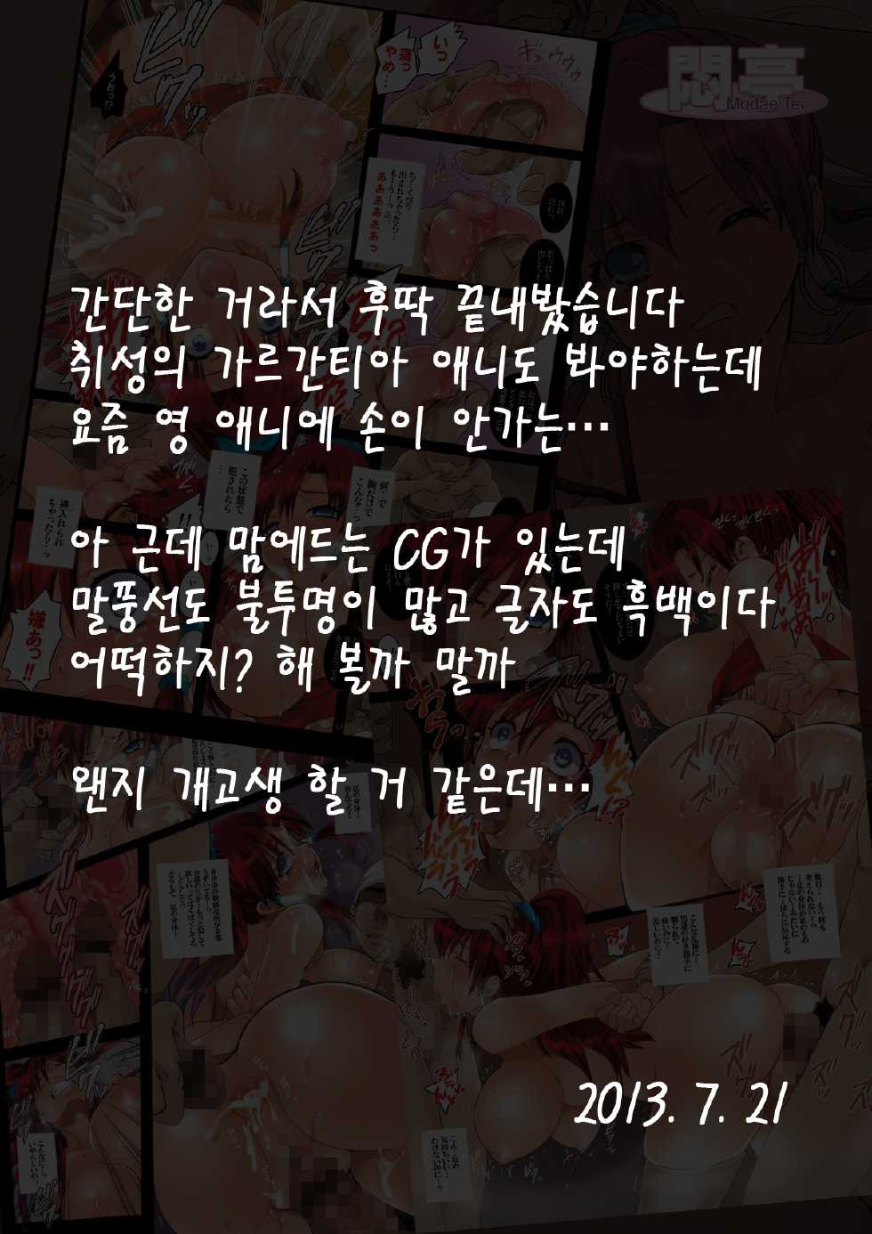 [Modae Tei (Modaetei Anetarou, Modaetei Imojirou)] Kyousei Zecchou to Nakadashi to Rinkan de Bellows ga Niku Dorei ni Ochiru made. (Suisei no Gargantia) [Korean] [미쿠다요] [Digital] - Page 17