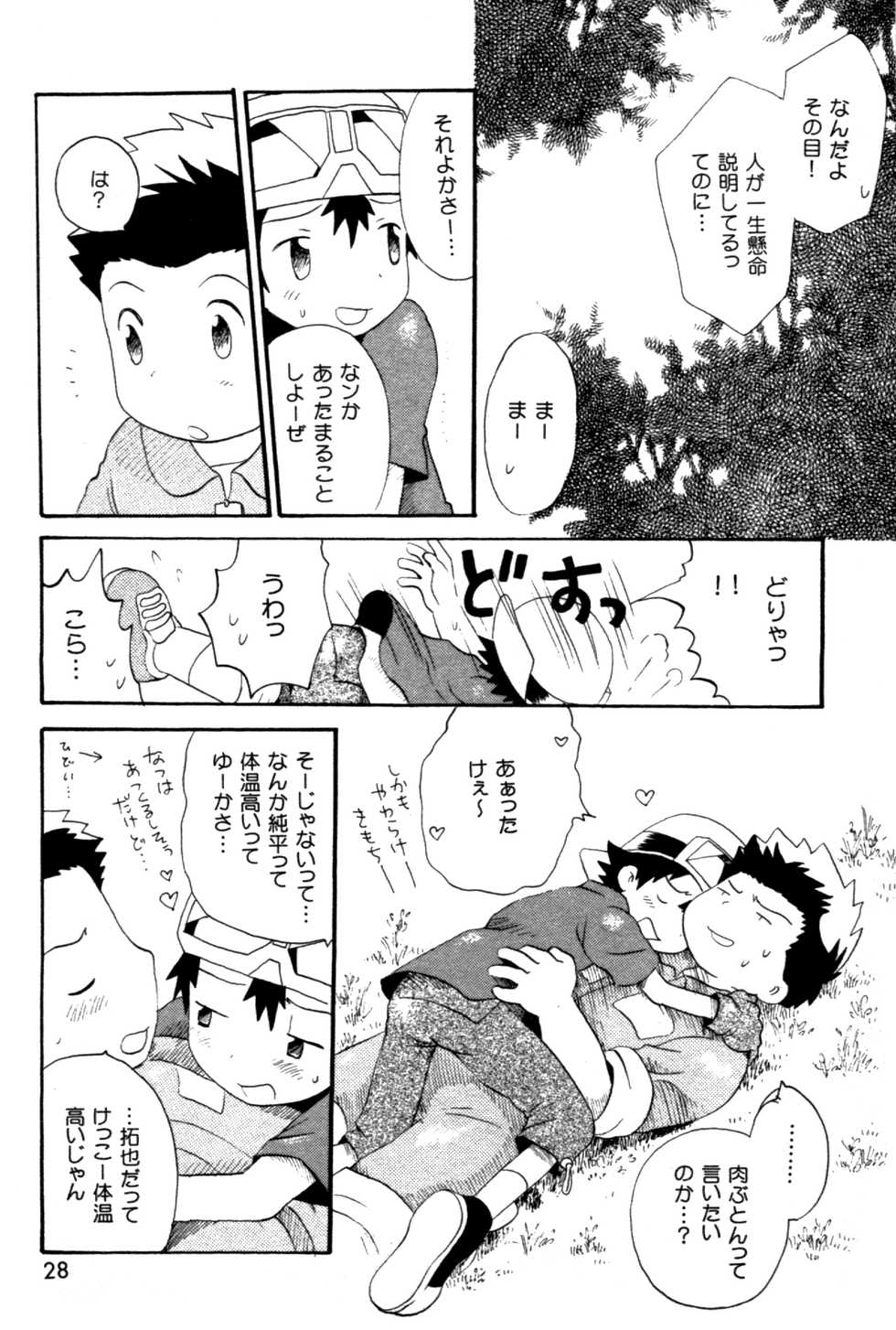 [Kuruguru DNA (Hoshiai Hilo)] Seishun 18 Kin Kippu (Digimon Frontier) - Page 27