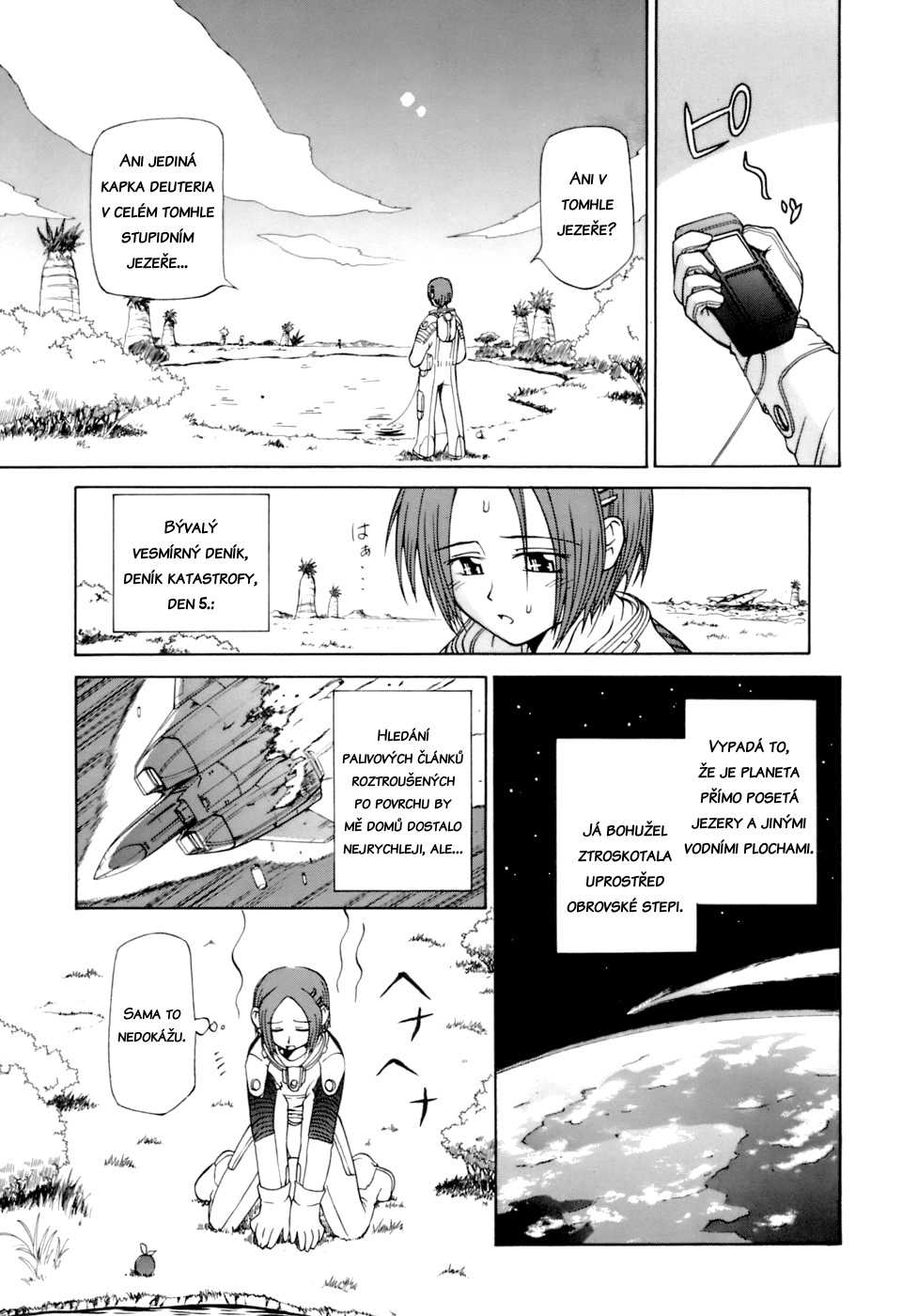 [Koume Keito] Kagami no Wakusei - THE PINK PLANET (Kafun Shoujo Chuuihou!) [Czech] - Page 2