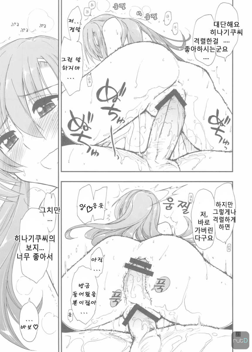 (C79) [Girigiri Nijiiro (Kamino Ryu-ya)] Shitsuji wa Tomodachi ga Sukunai + Omakebon (Hayate no Gotoku!) [Korean] [ru:tD] - Page 23