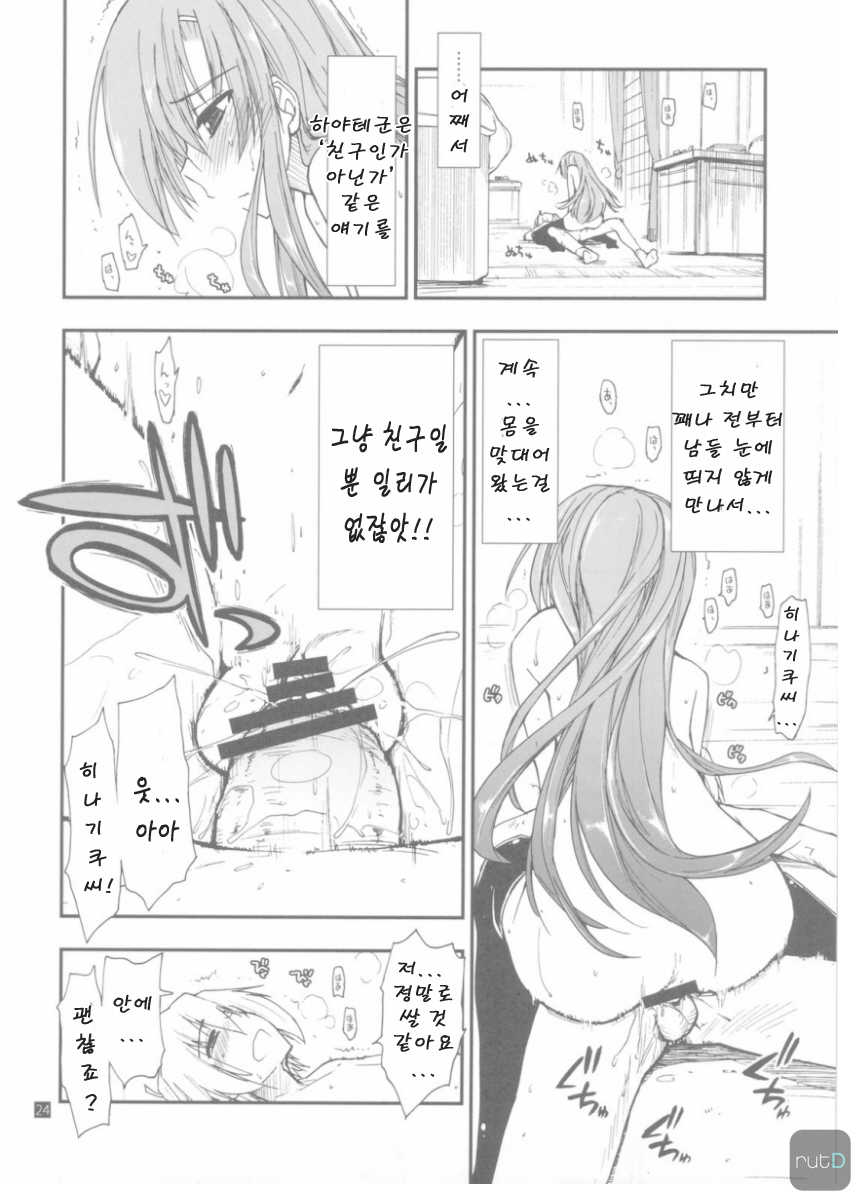 (C79) [Girigiri Nijiiro (Kamino Ryu-ya)] Shitsuji wa Tomodachi ga Sukunai + Omakebon (Hayate no Gotoku!) [Korean] [ru:tD] - Page 24