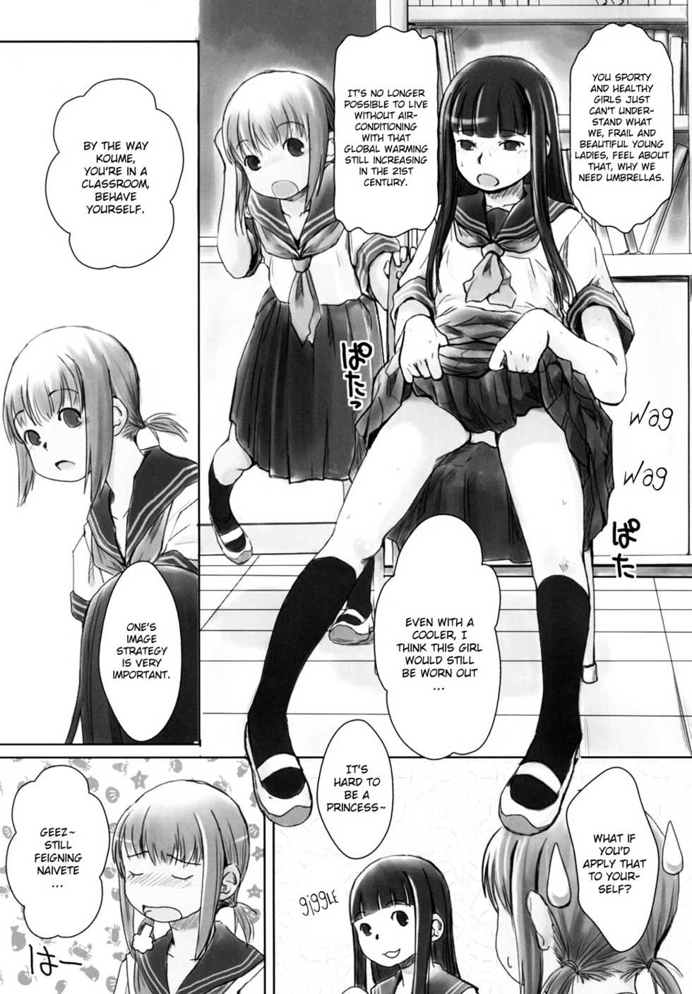 (C76) [Yubisaki Studio (Hidari Kagetora)] Les Chuu Life 2nd Lesson [English] [Re-translated] {bfrost} - Page 5