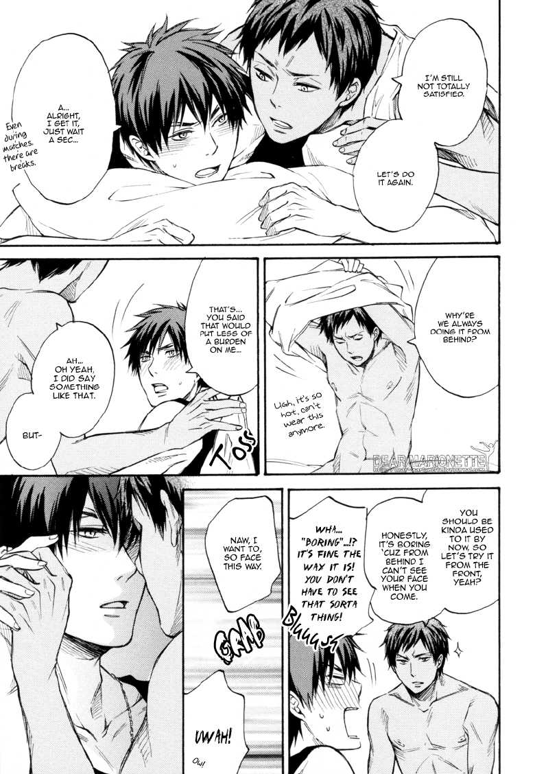 [Komae Salon (Matsumoto Azusa)] Magerarenai Otoko | An Unyielding Guy (Kuroko no Basuke) [English] {Dear Marionette} - Page 6